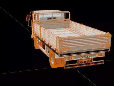 Isuzu NKR Pickup Truck 3D model
