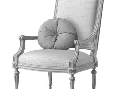 ebanista baladin armchair 3D model