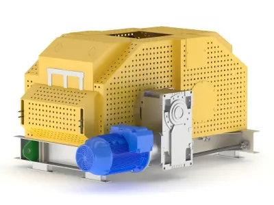 Metso HRC 8 High Pressure Grinding Roll 3D model