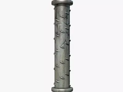Ancient Column Low-poly 3D model get