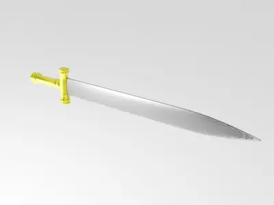 BM Sword Low-poly 3D model