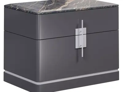 Batha Bedside Table By Evanyrouse 3D model
