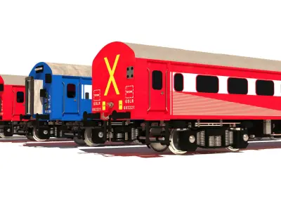The Wagon x train 3D model