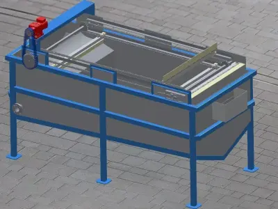 skimmer tank 5 m3 Free 3D model