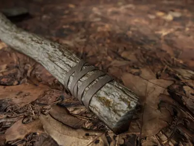 Stoneaxe Low-poly Low-poly 3D model
