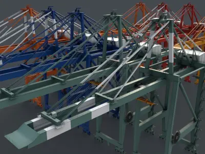PBR Gantry Cranes - Mega Pack