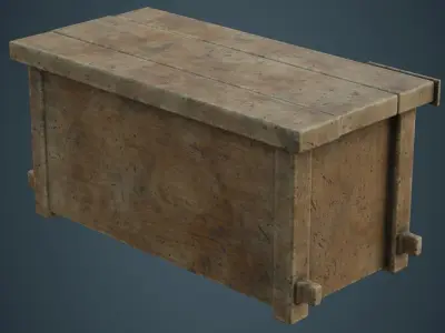 Workbench 2B Low-poly 3D model