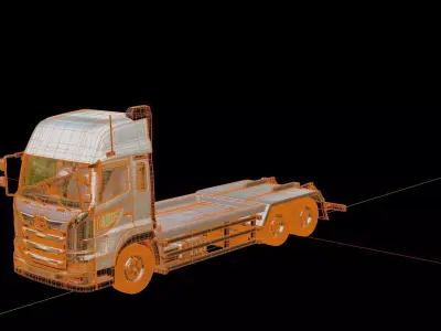 Hino Profia Semi Truck 3D model