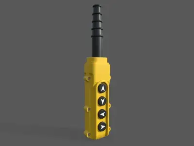 Crane Controller M8 Low-poly 3D model