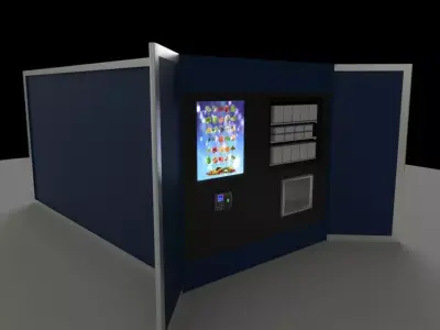 Vender Machine 3D model 3D model