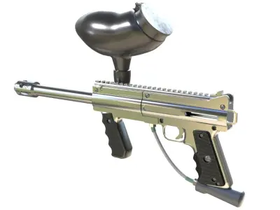 Paintball gun 3D model purchase