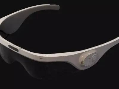  VR Glass Low-poly 3D model