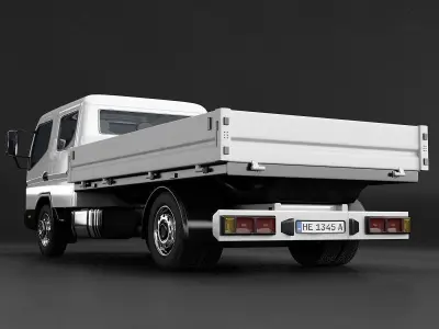 Mitsubishi Fuso FE160 Crew Cab Truck 3D model