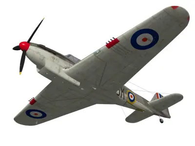 Fairey Fulmar Mk1 3D model