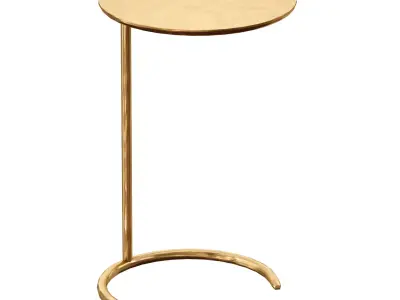 Azura Brass C-Table Crate and Barrel 3D model