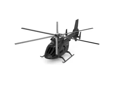 Utility Helicopter 3D model 3