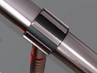 Star Wars Lightsaber-Axe Free low-poly 3D model