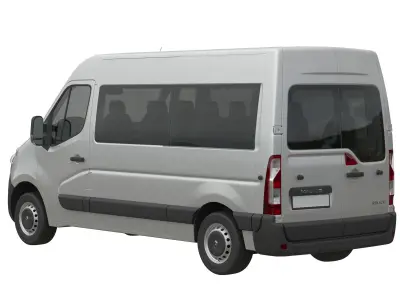 Renault Master 2015 Minibus L2H2 3D model
