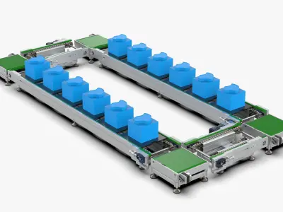 Speed Chain Transplanting Body Line 3D model