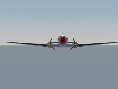 Dc-3 Mea demo Free 3D model