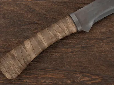 Machete Free low-poly 3D model