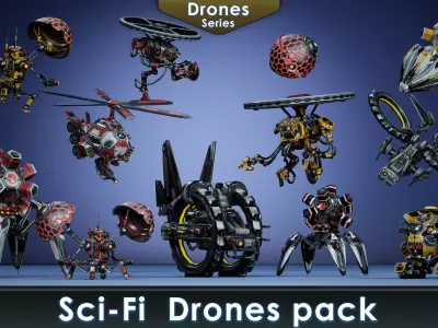 Sci-Fi Drones pack purchase