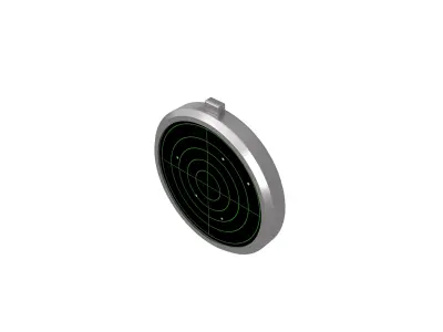 Radar v1 002 Low-poly 3D model