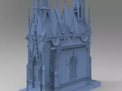 Halloween Mausoleum 2 3D model