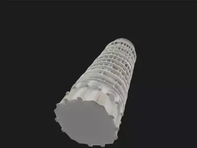 Leaning Tower of Pisa 3D Model 3D model