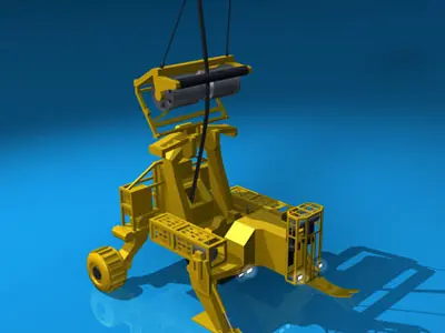 Cable deploy robot 3D model