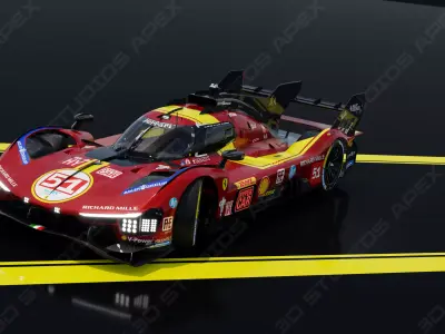 Ferrari 499P WEC 2025 - Standard Edition 3D model