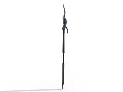 mystic speer Low-poly 3D model