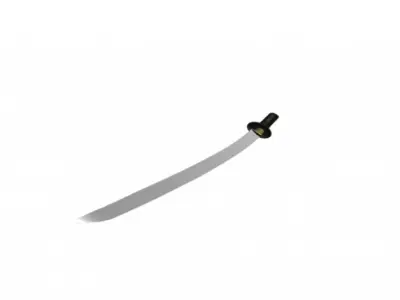 Katana - Basic 3D model