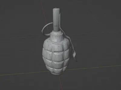F1 Grenade Low-poly 3D model buy