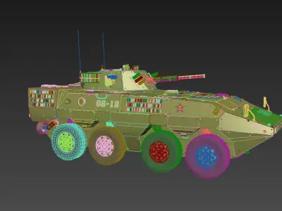 ZBL 09 8X8 infantry vehicle 3D model