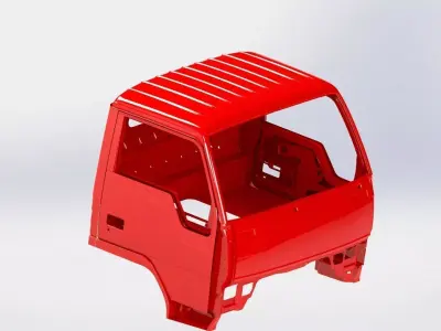 Pickup truck front Free 3D model