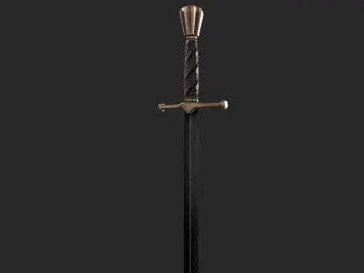 Basic Sword Low-poly 3D model purchase