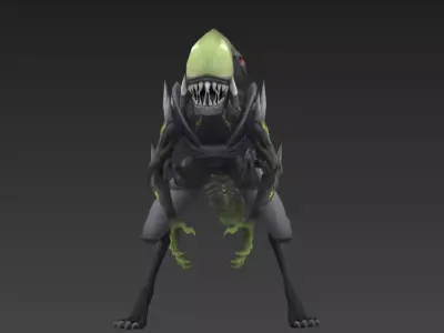 special shaped Low-poly 3D model