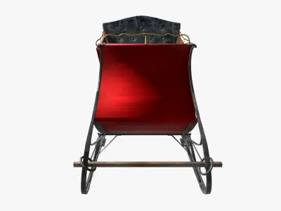 Christmas Sleigh Portland Cutter(1) 3D model