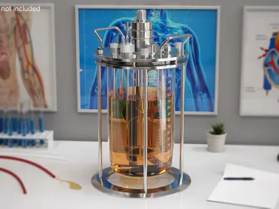 Big Glass Bioreactor 3D model