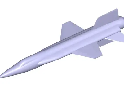 North American X-15 3D model buy