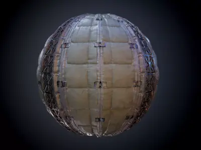 Sci-Fi Military Seamless PBR Texture 25 Texture