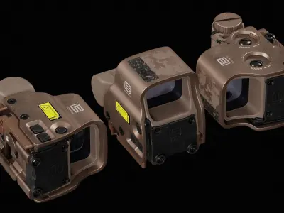 Eotech Exps3 Low-poly 3D model