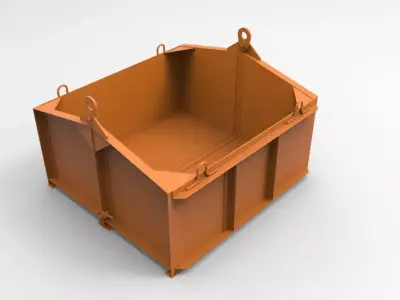 Container for chips 3D model