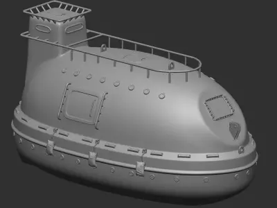 LifeBoat 3D Printable 3D print model