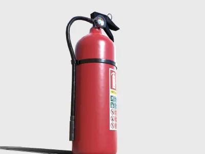 Fire extinguisher PBR Low-poly 3D model buy