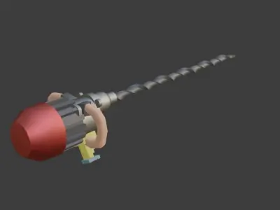 mine drill 3D model