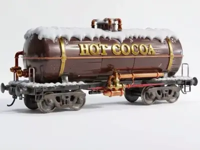  Cocoa Express Tanker 3D Model Low-poly 3D model