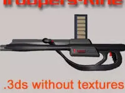 Sci-Fi Gun Free 3D model 2
