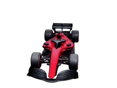 Generic Formula 1 Car Open Wheel High Performance Race Car Free 3D model